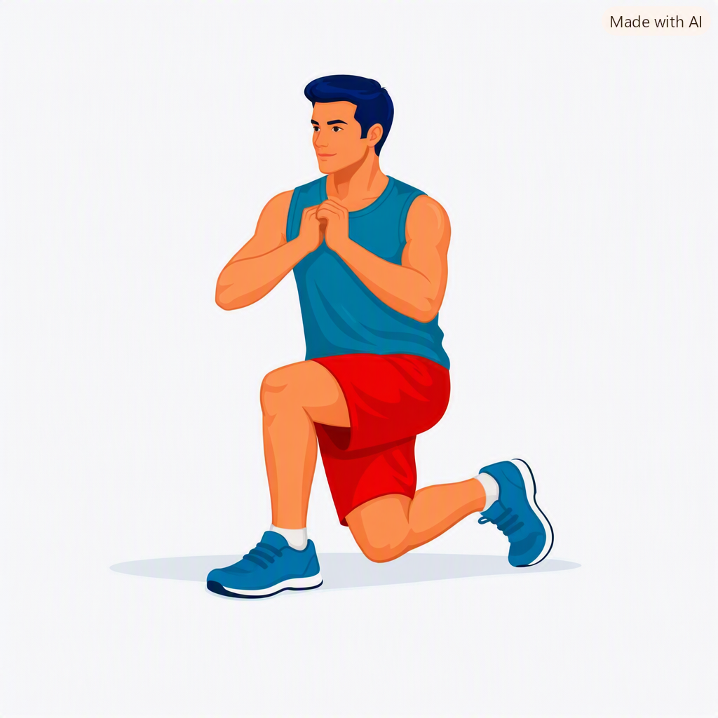 Curtsy lunges