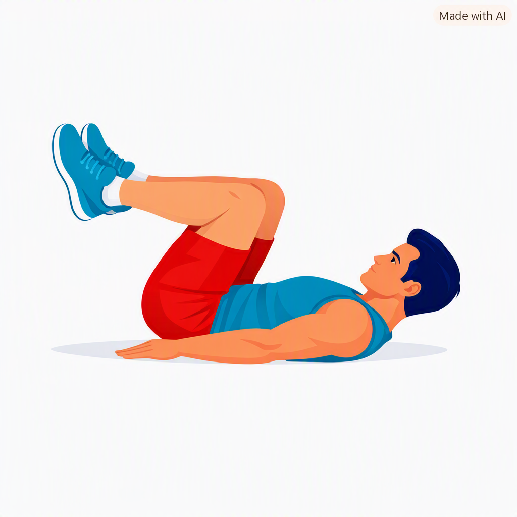 Reverse crunches